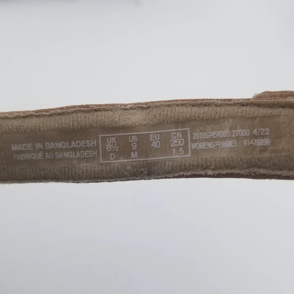 Clarks Brown Nubuck Slingback Wedge Sandal - Picture 8 of 14